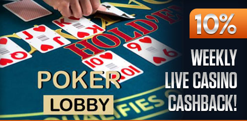 92.Weekly Live Casino Cashback